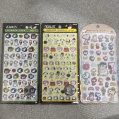 BONBON DROPシール　PEANUTS シール 3セット