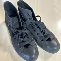 コンバースハイカットスニーカー25.5cm【ブラック】converseオールスタ