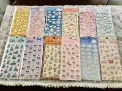 サンリオ ぷくっとシール 12種セット DAISO ダイソー