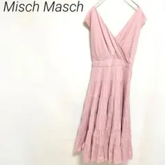 Misch Masch ピンク ノースリーブワンピース M エレガント