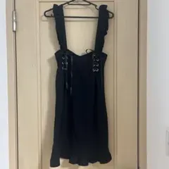 Ank Rouge アンクルージュ 黒 フリル付きミニワンピース リボン 福袋