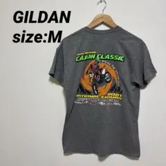 【US古着】ギルダン 半袖シャツ Tシャツ バックプリント M