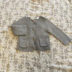 2/8までの出品！ZARAグレー ニット カーディガン