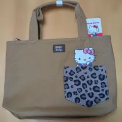 Hello Kitty レオパードポケットトートバッグ
