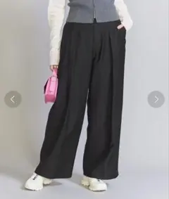 BEAUTY&YOUTH UNITED ARROWS ツイルタックワイドパンツ