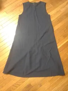 無印良品　ワンピース　ネイビー　M