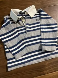 BURBERRY ストライプ ポロシャツ　サイズ80