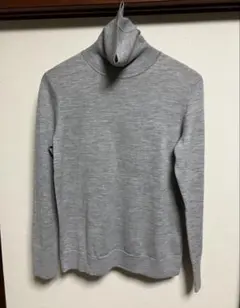 試着のみ美品！ユニクロ エクストラファインメリノタートルネックセーター XL