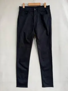 美品　ユニクロ　ウルトラストレッチスキニーフィットカラージーンズ　メンズ　S 黒