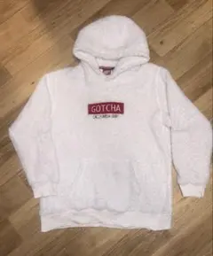 GOTCHA ガッチャ 白 ボア フーデッドパーカー