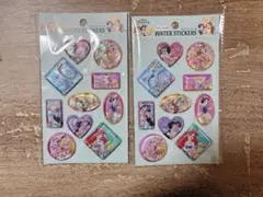 セリア　ウォーターシール　プリンセス　２枚セット