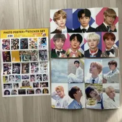 BTS フォトポスター&ステッカーセット