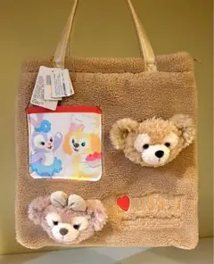 上海ディズニー シェリーメイ みんなでリラックス バニティポーチ タグ付き 新品 上海ディズニー シェリーメイ みんなでリラックス バニティ