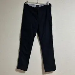 BEAMS ビームス　ウール混　ペンキ柄　スラックスパンツ　Mサイズ　ネイビーのサムネイル