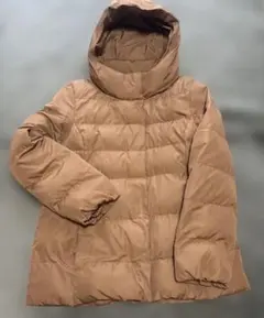 Eluro ブラウン フード付き 中綿ジャケット