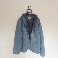 Cold Storage フード付きデニムジャケット 3XL メンズブランド