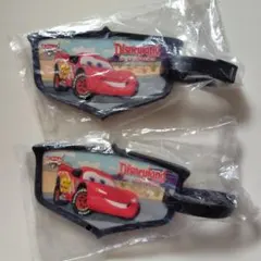 新品　カリフォルニアディズニー　カーズ　ネームタグ　２セットのサムネイル