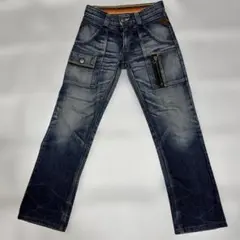 EDWIN ダークブルー ストレートデニム 28インチ