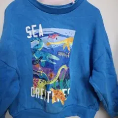 BREEZE トレーナー SEA CREATURES 110cmのサムネイル