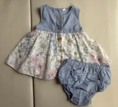 花柄セットアップ 80cm