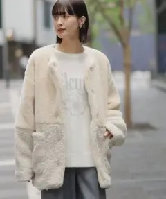 ★LAKORE★ボアコート新品タグ付きM