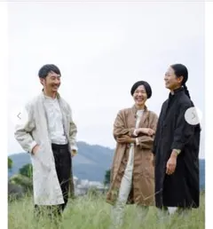 【新品タグ付】nest Robe UpcycleLino アトリエコート　コラボのサムネイル