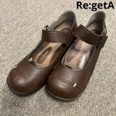 Re:getA ブラウン　シューズ