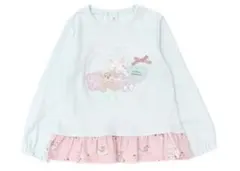 クーラクール　アップリケフリル　Tシャツ　80