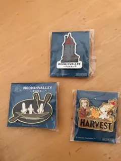 ムーミンバレーパーク、非売品品バッチ3個セット