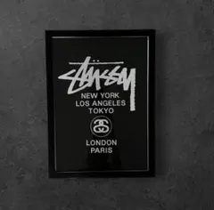 Stussy ストゥーシーA4アートフレーム ストリート インテリア 額縁入り