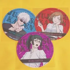 呪術廻戦 よみうりランド コラボ 特典 コースター 五条悟 釘崎 真希