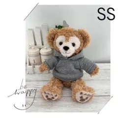 パーカー(裏起毛) グレー☆ダッフィーSS シェリーメイSS☆ハンドメイド 洋服
