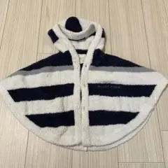 GELATO PIQUE ストライプ ベビーポンチョ