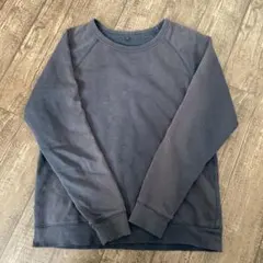 無印良品　メンズ　トレーナー　スウェット　紺色