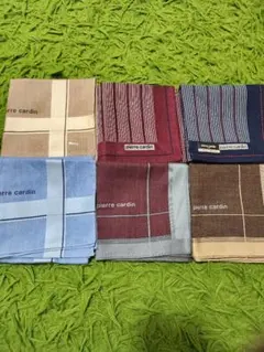 【pierre cardin ハンカチ 6枚セット】