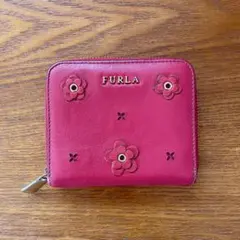 フルラ FURLA 二つ折り財布 赤のサムネイル