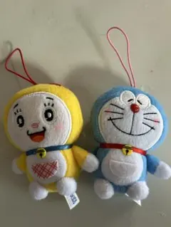 ドラえもん&ドラミちゃん　マスコットコーホルダー２個セット