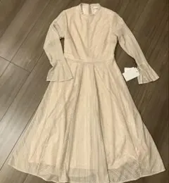 【未使用】タグ付 セルフォード　石原さとみ着用　ジャガードレースワンピース