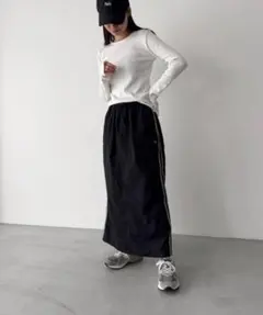 CANAL JEAN Ocean Pacific　ラインスカート　ナイロン素材のサムネイル