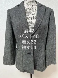 バーバリー　スーツセットアップグレー 42