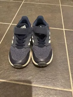 adidas ネイビー スニーカー マジックテープ20㎝