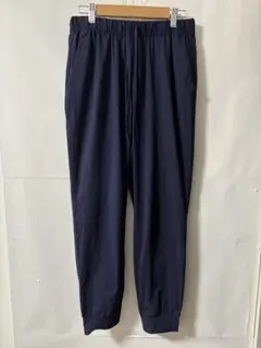 「即日発送」M GUネイビー イージーカジュアルパンツ ウエストゴム