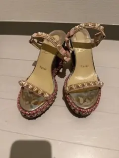 Christian Louboutin スタッズ ウェッジソール サンダルのサムネイル