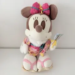 特大全長40cm ミニーマウス 和服 着物　浴衣　ぬいぐるみのサムネイル