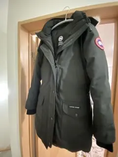 美品 Canada Goose 黒 ダウンジャケット フード付き