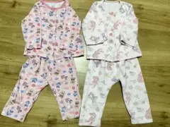 パジャマ　長袖　上下セット　90cm アンパンマン　うさぎ　2点　まとめ