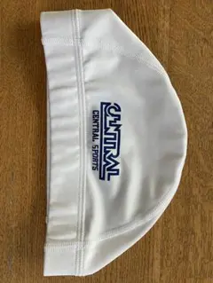 CENTRAL SPORTS 水泳帽 Lサイズ ホワイト