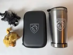PEUGEOT タンブラー モバイルケース ライオンキーホルダーセットのサムネイル