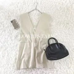 ローリーズファーム/Vネックベスト/ジレ/F/プルオーバー/重ね着/万能のサムネイル