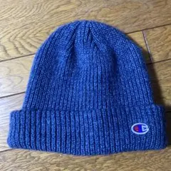 男女兼用Champion ネイビー ニット帽